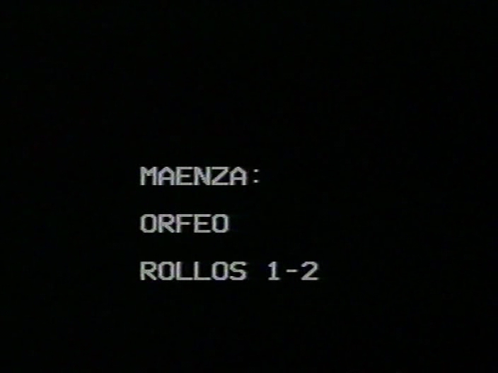 Orfeo filmado en el campo de batalla (1969)