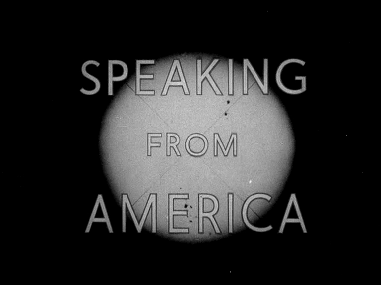 Speaking from America (1938)